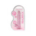 DILDO REALISTA COM TESTÍCULOS CRYSTAL CLEAR 7 /17 CM ROSA REALROCK