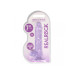 DILDO REALISTA COM TESTÍCULOS CRYSTAL CLEAR 7 /17 CM ROXO REALROCK