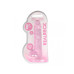 DILDO REALISTA COM TESTÍCULOS CRYSTAL CLEAR 8 /19 CM ROSA REALROCK