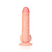 DILDO REALISTA COM TESTÍCULOS CURVED 6 /15.5 CM FLESH REALROCK