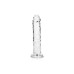DILDO REALISTA STRAIGHT CRYSTAL CLEAR 6 /14,5 CM TRANSPARENTE REALROCK