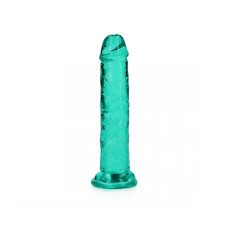 DILDO REALISTA STRAIGHT CRYSTAL CLEAR 6 /14,5 CM VERDE REALROCK