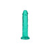 DILDO REALISTA STRAIGHT CRYSTAL CLEAR 6 /14,5 CM VERDE REALROCK