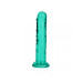 DILDO REALISTA STRAIGHT CRYSTAL CLEAR 6 /14,5 CM VERDE REALROCK