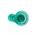 DILDO REALISTA STRAIGHT CRYSTAL CLEAR 6 /14,5 CM VERDE REALROCK