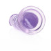 DILDO REALISTA STRAIGHT CRYSTAL CLEAR 6 /14,5 CM ROXO REALROCK