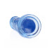 DILDO REALISTA STRAIGHT CRYSTAL CLEAR 7 /18 CM AZUL REALROCK
