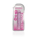 DILDO REALISTA STRAIGHT CRYSTAL CLEAR 7 /18 CM ROSA REALROCK