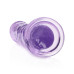 DILDO REALISTA STRAIGHT CRYSTAL CLEAR 7 /18 CM ROXO REALROCK