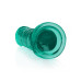 DILDO REALISTA STRAIGHT CRYSTAL CLEAR 7 /18 CM VERDE REALROCK