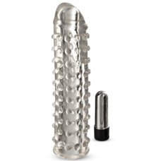 MANGA PARA O PÉNIS VIBRO PENIS SLEEVE TRANSPARENTE