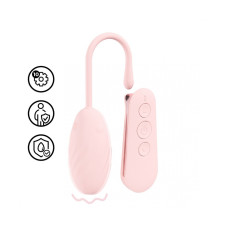 OVO VIBRATÓRIO COM COMANDO FELICITE 10 FUNCTION ROSA LOVELINE
