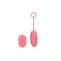 OVO VIBRATÓRIO COM COMANDO ULTRA SOFT SILICONE PINK ARABESQUE LOVELINE
