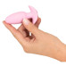 MINI PLUG ANAL COM VIBRAÇÃO ROSA CUTIES