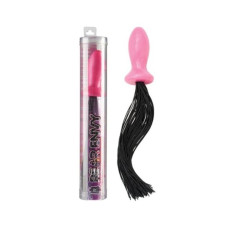 PLUG ANAL COM CHICOTE REAR ENVY ROSA