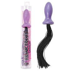 PLUG ANAL COM CHICOTE REAR ENVY ROXO