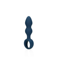 PLUG ANAL FORMA DE LÁGRIMA MEDIUM BLUE LOVELINE