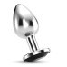 PLUG ANAL JOIA BIJOU PRETO GRANDE CRUSHIOUS COM BOLSA