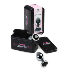 PLUG ANAL SECRET PLUG & PLAY PRETO MÉDIO