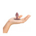 PLUG ANAL SMOOTH SILICONE SMALL 2.6 /6,5 CM METALLIC ROSE GOLD OUCH