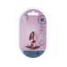 PLUG ANAL SMOOTH SILICONE SMALL 2.6 /6,5 CM METALLIC ROSE GOLD OUCH