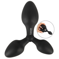 PLUG ANAL TRAINING TRIPLE BUTT PLUG BLACK VELVETS