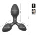 PLUG ANAL TRAINING TRIPLE BUTT PLUG BLACK VELVETS