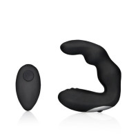 ESTIMULADOR DE PRÓSTATA COM VIBRAÇÃO E COMANDO BENT BLACK OUCH
