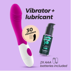 VIBRADOR GROWLIE COM LUBRIFICANTE DE CANNABIS INCLUÍDO CRUSHIOUS