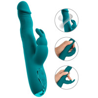 VIBRADOR RABBIT COM FUNÇÃO OSCILANTE SWEET SMILE