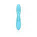 VIBRADOR RIBBED ULTRA SOFT SILICONE RABBIT GLACIAL BLUE LOVELINE