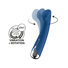 VIBRADOR SPINNING VIBE 1 AZUL SATISFYER VIBRADOR SPINNING VIBE 1 AZUL SATISFYER