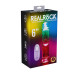 VIBRADOR COM LED E COMANDO LED VIBRATING STRAIGHT COCK 6 /15 CM REALROCK