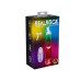 VIBRADOR COM LED E COMANDO LED VIBRATING STRAIGHT COCK 7 /18 CM REALROCK