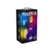VIBRADOR COM LED E COMANDO LED VIBRATING STRAIGHT COCK WITH BALLS 8 /20 CM REALROCK VIBRADOR COM LED E COMANDO LED VIBRATING STRAIGHT COCK WITH BALLS 8 /20 CM REALROCK