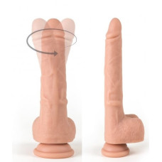 VIBRADOR COM ROTAÇÃO REALÍSTICO COM TESTÍCULOS RECARREGÁVEL E COMANDO R9 VIBRADOR COM ROTAÇÃO REALÍSTICO COM TESTÍCULOS RECARREGÁVEL E COMANDO R9