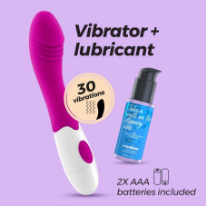 VIBRADOR GROWLIE COM LUBRIFICANTE À BASE DE ÁGUA INCLUÍDO CRUSHIOUS
