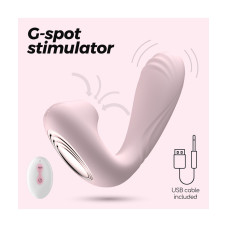 ESTIMULADOR COM CONTROLO REMOTO POOKIE CRUSHIOUS ROSA ESTIMULADOR COM CONTROLO REMOTO POOKIE CRUSHIOUS ROSA